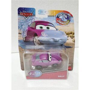 Disney Pixar Cars Color Changers Sally Carrera Purple 2-in-1 Mattel Diecast Toy